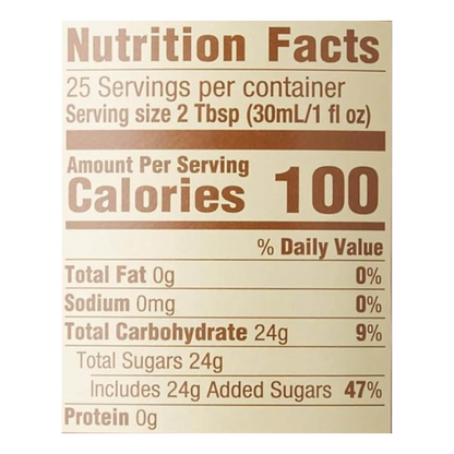 Torani Puremade Peach Flavoring Syrup 750 mL