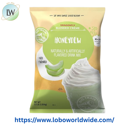 Big Train 3.5 lb. Dragonfly Honeydew Blended Creme Frappe Mix