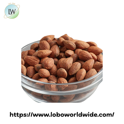 Roasted Unsalted Almonds 25 lb.