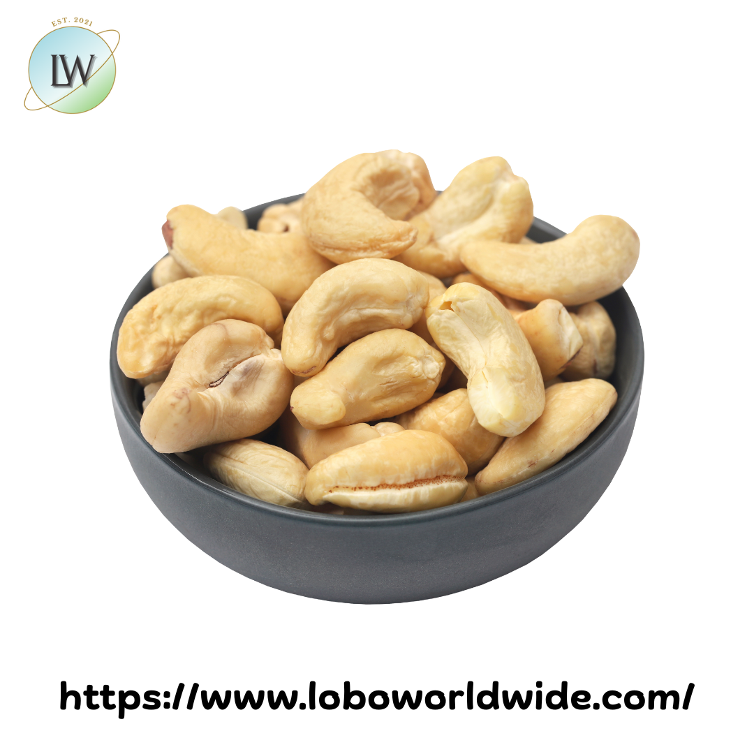 Large Roasted Unsalted Cashews 25 lb.