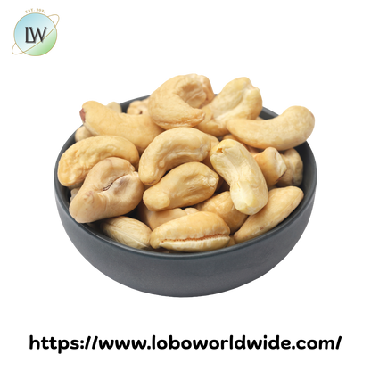 Large Roasted Unsalted Cashews 25 lb.