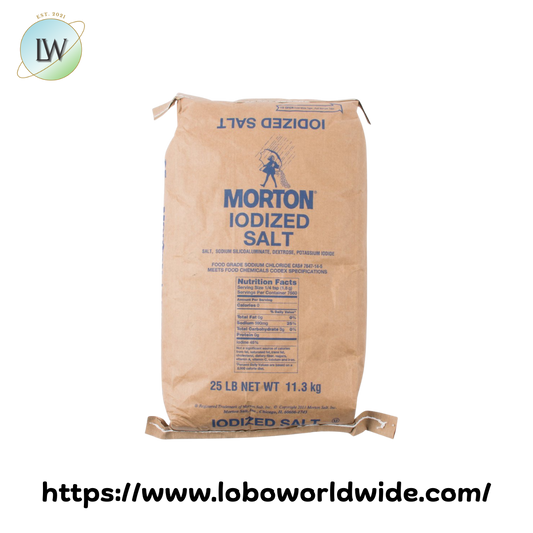 Morton 25 lb. Bulk Iodized Table Salt