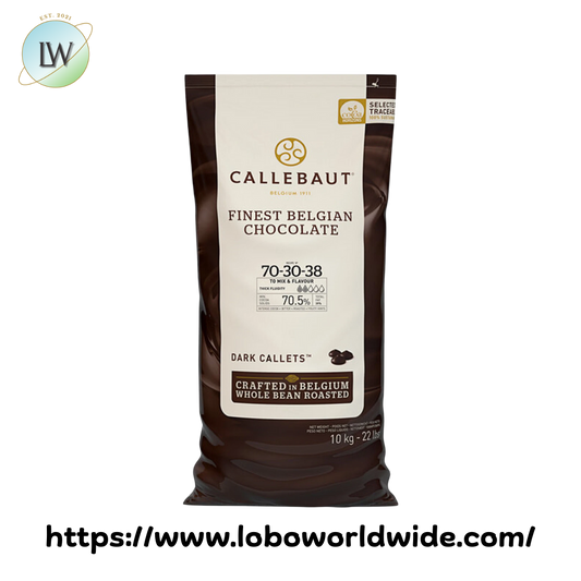 Callebaut Recipe 70/30 Dark Chocolate Calletsª 22 lb.