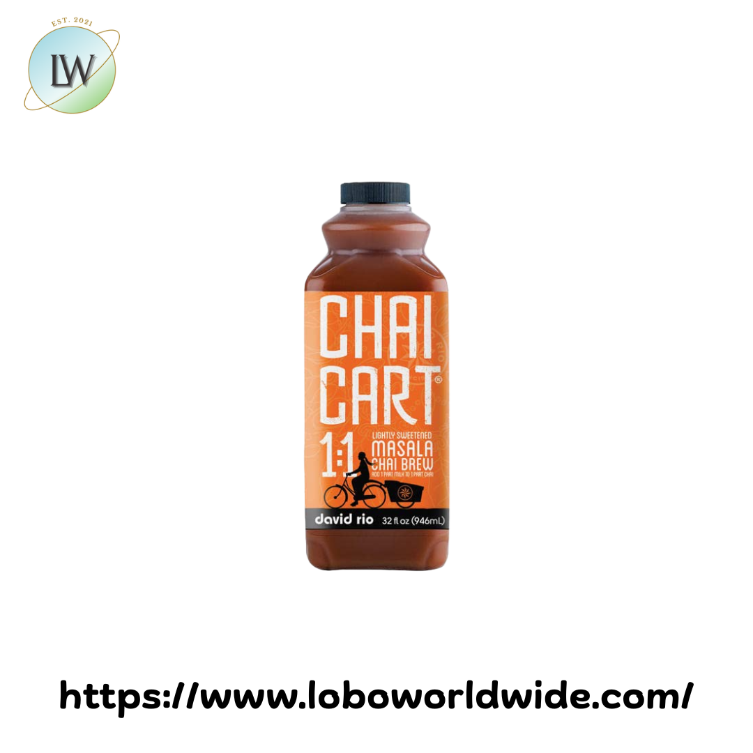 David Rio Chai Cartª Masala Chai Brew Tea 1:1 Concentrate 32 fl. oz.