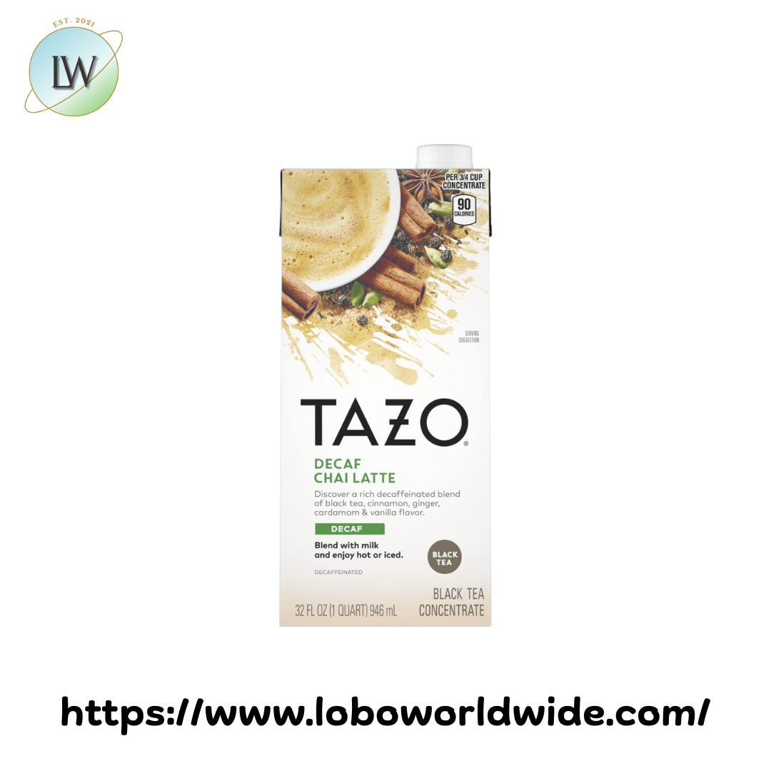 Tazo 32 fl. oz. Decaf Chai Tea Latte 1:1 Concentrate