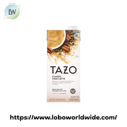 Tazo 32 fl. oz. Chai Tea Latte 1:1 Concentrate