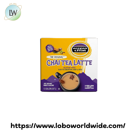 Oregon Chai Original Chai Tea Latte 1:1 Concentrate 1.5 Gallon Bag in Box