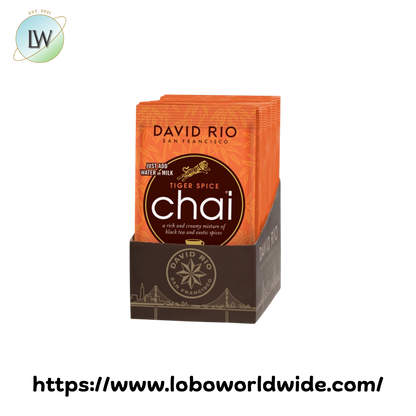 David Rio Tiger Spice Chai™ Tea Latte Single Serve Packets - 12/Box
