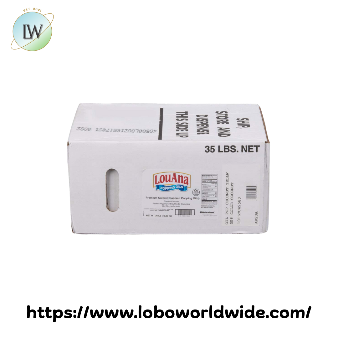 LouAna 35 lb. Bag-in-Box Yellow Coconut Oil