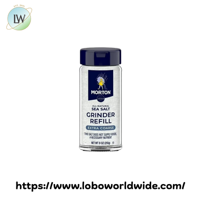 Morton Extra Coarse Sea Salt Grinder Refill 9 oz.
