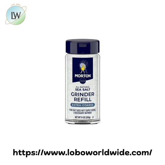Morton Extra Coarse Sea Salt Grinder Refill 9 oz.