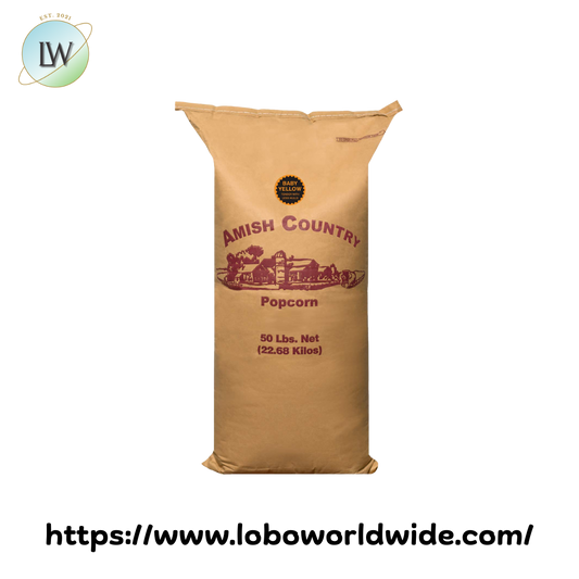 Amish Country Yellow Baby Butterfly Popcorn Kernels 50 lb.