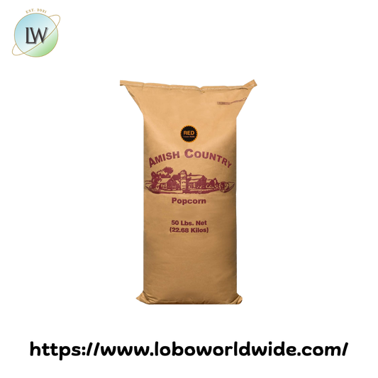 Amish Country Red Butterfly Popcorn Kernels 50 lb.