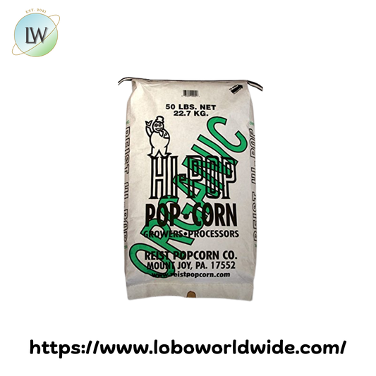 Reist 50 lb. HI-POP Organic Butterfly Popcorn Kernels