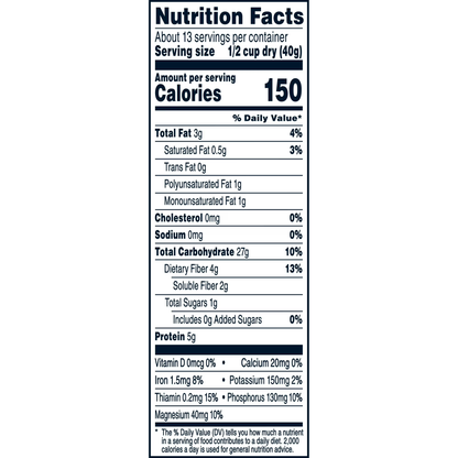 (12 pack) Quaker Whole Grain Oats Quick 1-Minute Instant Oats 18 oz