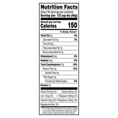 Quaker, Quick 1 Minute Oats, Oatmeal, Quick Cook Oatmeal, 42 oz Canister Dry Oats