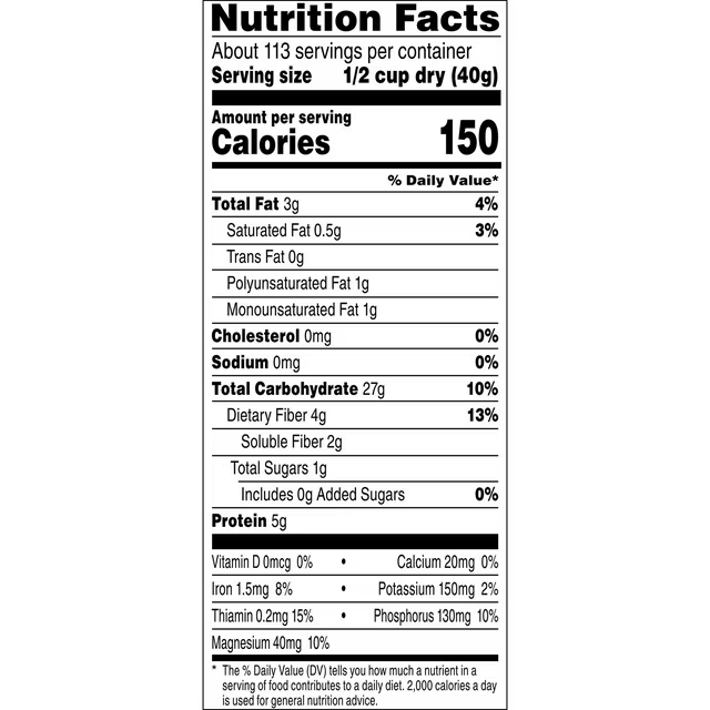 Quaker Old Fashioned Oats, 160 oz.