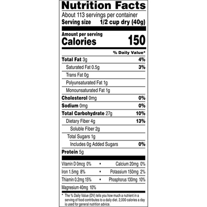 Quaker Old Fashioned Oats, 160 oz.
