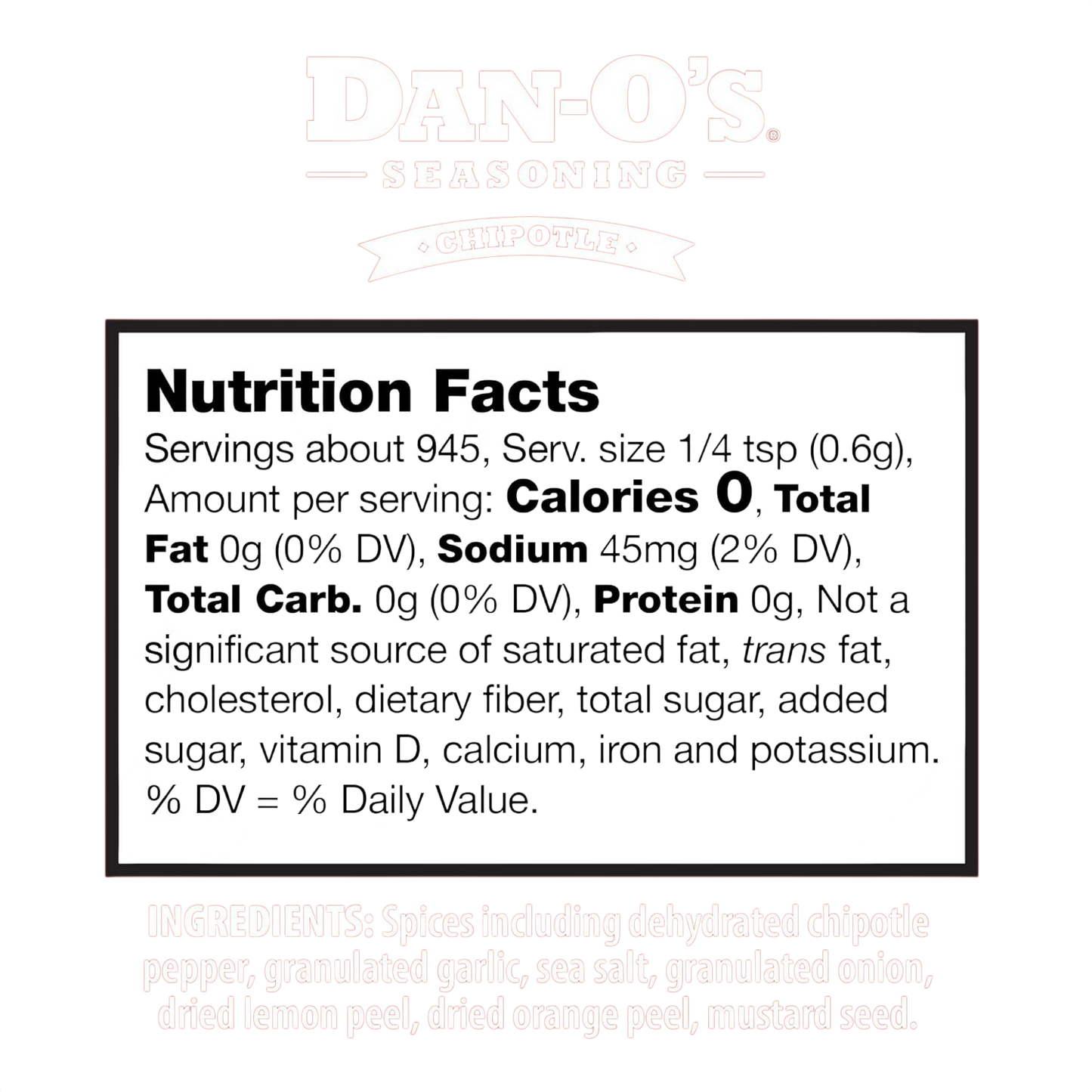Dan-O's Seasoning Large 2 Bottle Combo | Spicy & Chipotle | 2 Pack (20 oz)