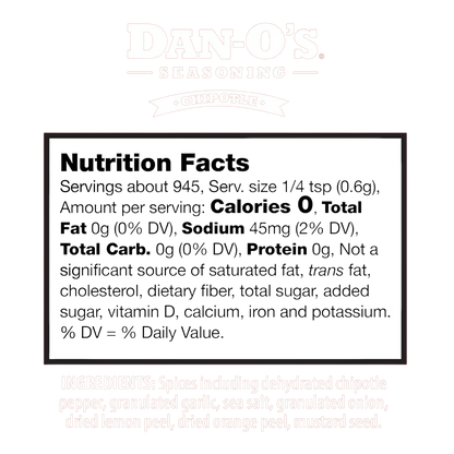 Dan-O's Seasoning Large 2 Bottle Combo | Spicy & Chipotle | 2 Pack (20 oz)