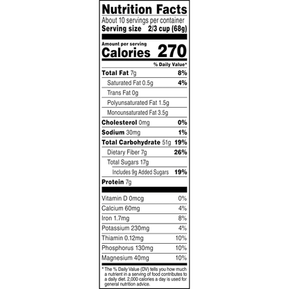Quaker Simply Granola Breakfast Cereal, Oats Honey Raisins & Almonds, 24.1 oz Box