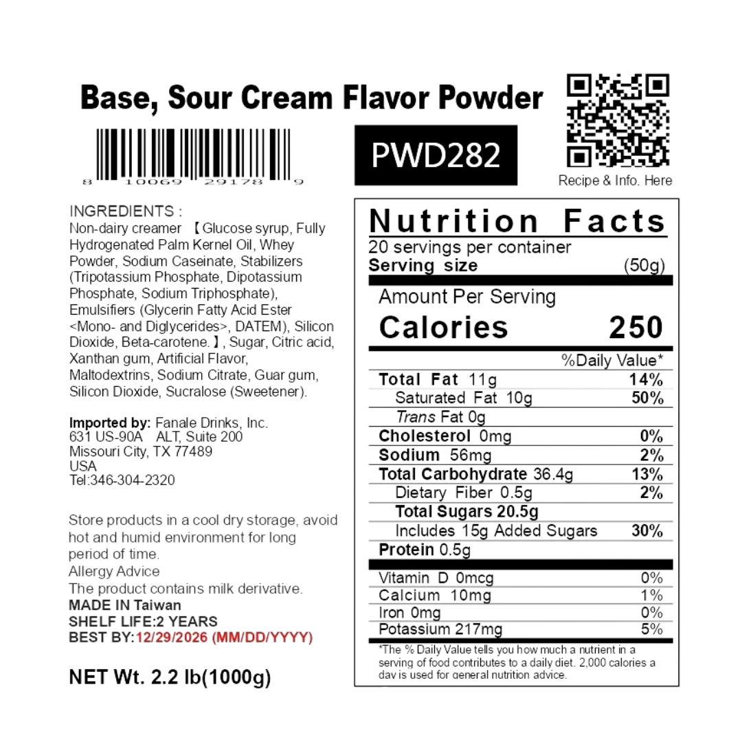 Fanale Tiramisu Powder Mix 2.2 lb.