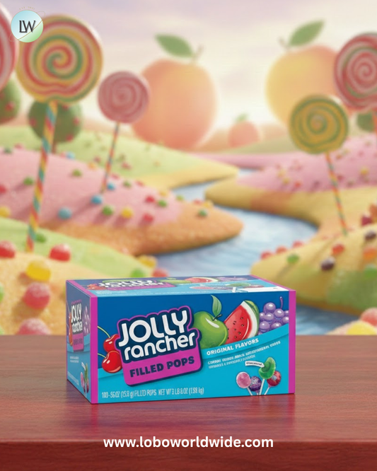 Jolly Rancher Fruit Chew Filled Lollipops 100 Units