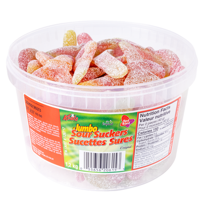 Koala Sour Suckers Gummy Candy, 1.2kg/42.32oz 60 count