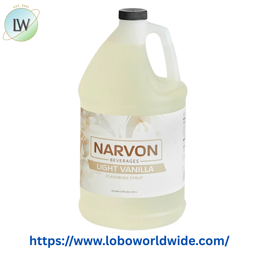 Narvon Light Vanilla Syrup 1 Gallon