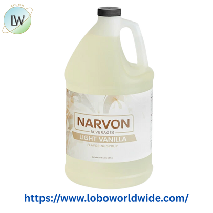 Narvon Light Vanilla Syrup 1 Gallon