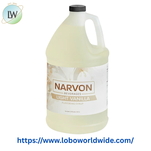 Narvon Light Vanilla Syrup 1 Gallon