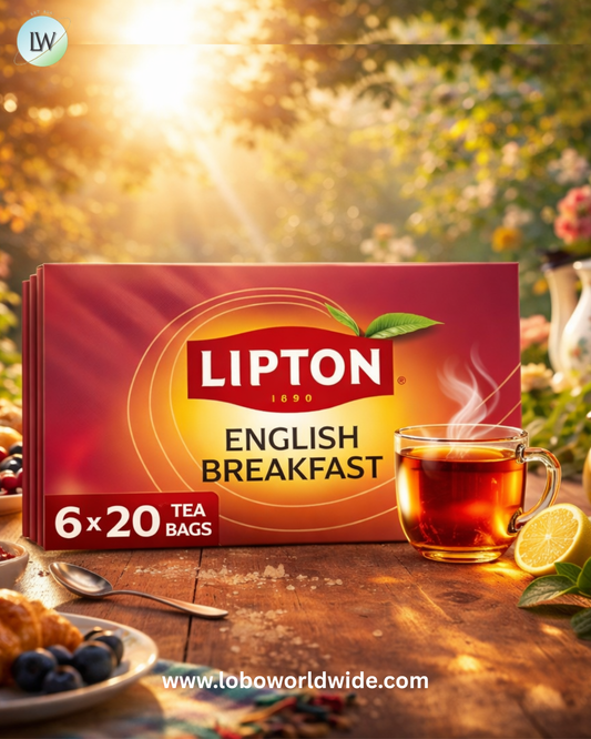 Lipton English Breakfast Tea Bags, Flavored Teabags, 120 Total Bags