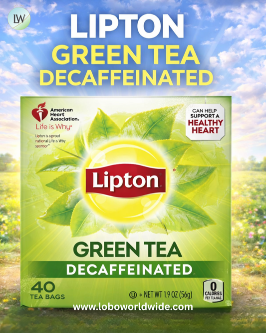 Lipton Green Tea Bags, Decaffeinated, 40 Tea Bags