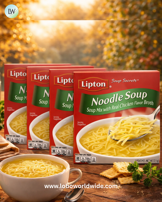 Lipton Instant Soup Mix Made With Real Chicken Broth Flavor 4.5 oz, (12 Pack)
