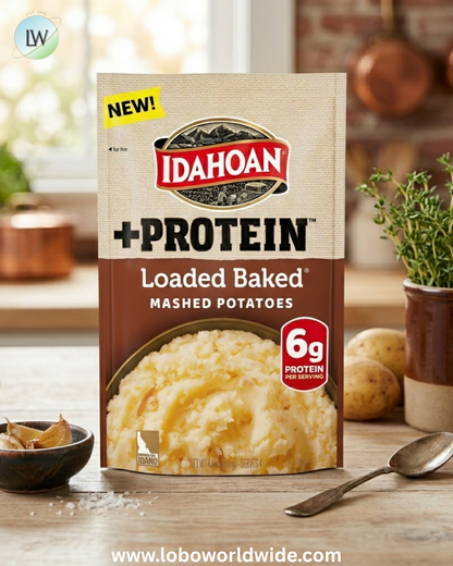 Idahoan, +Protein Mashed Potatoes, 4 servings