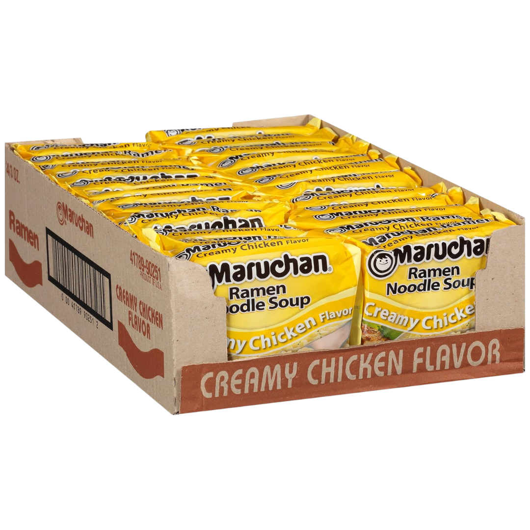 Maruchan Creamy Chicken Flavor Ramen Noodles (Pack of 24)