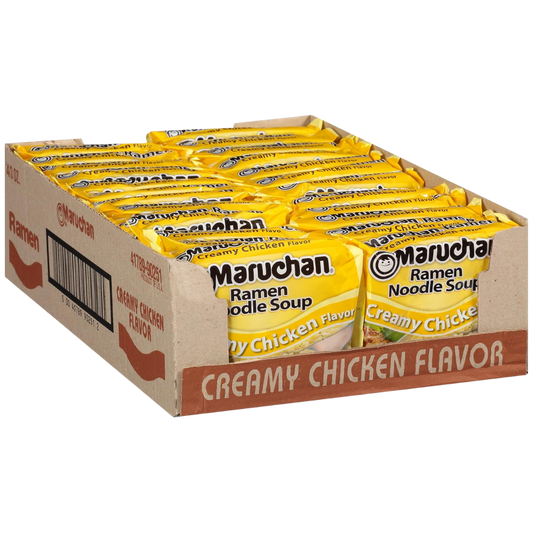 Maruchan Creamy Chicken Flavor Ramen Noodles (Pack of 24)