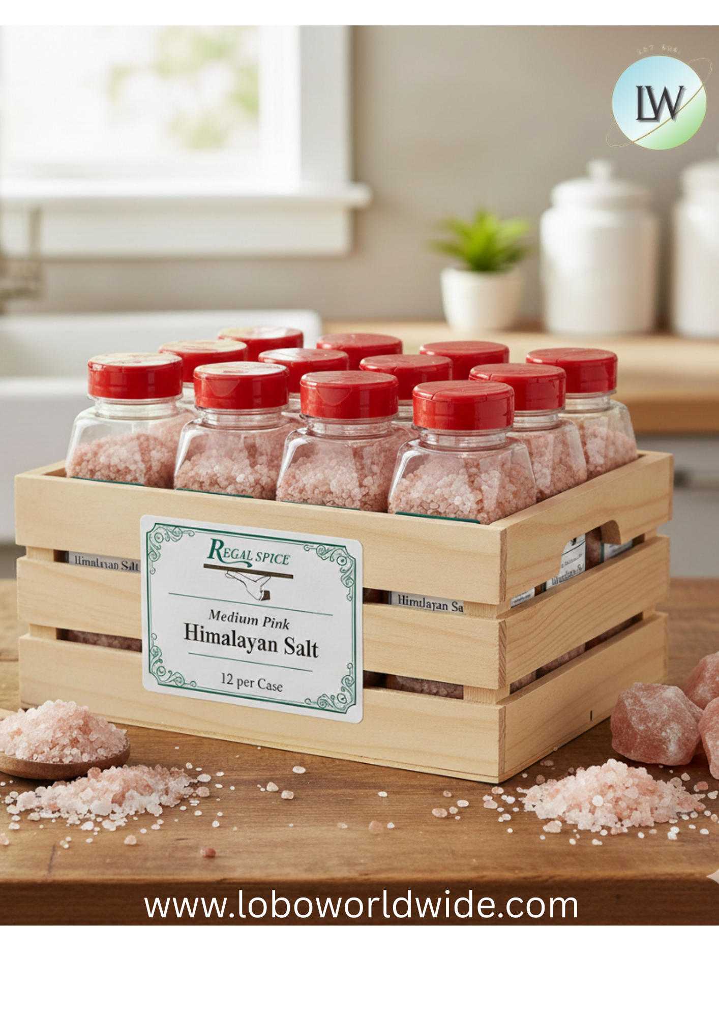 Regal Medium Grain Pink Himalayan Salt - 1 lb.