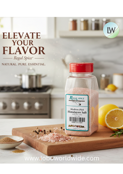 Regal Medium Grain Pink Himalayan Salt - 1 lb.