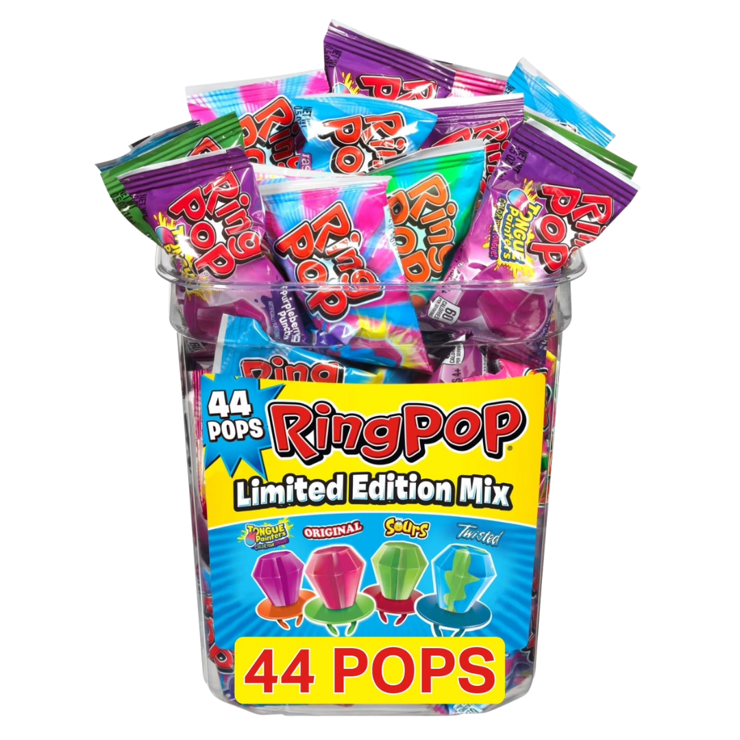 Ring Pop Variety Pack, 0.5 oz., 44 pk.