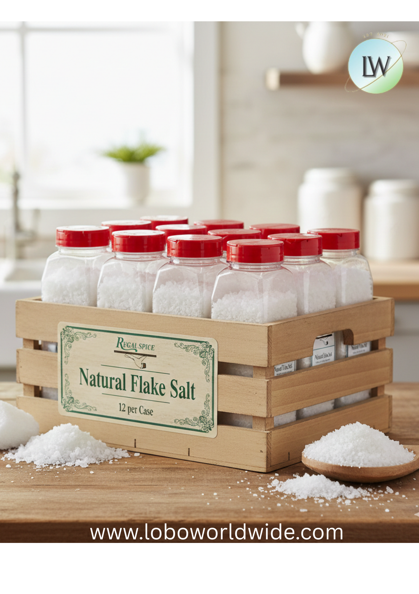 Regal Spanish Natural Sea Salt Flake (various sizes)