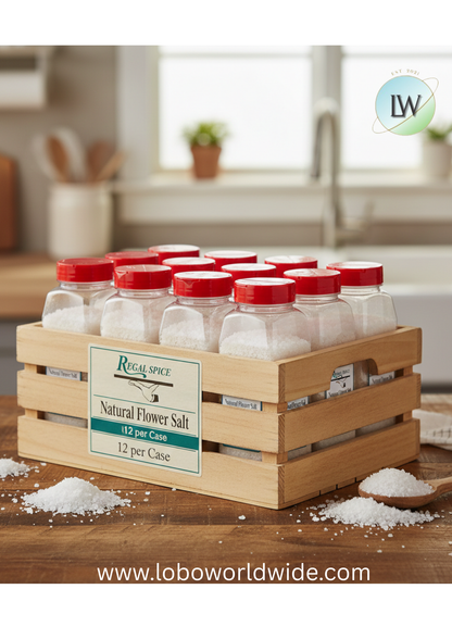 Regal Spanish Natural Flower of Salt (Fleur de Sel) (various sizes)