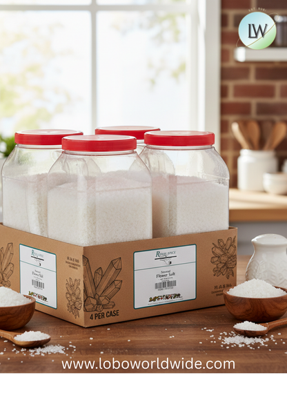 Regal Spanish Natural Flower of Salt (Fleur de Sel) (various sizes)