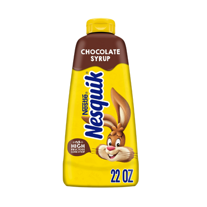 Nesquik Chocolate Syrup for Milk or Ice Cream, 22 oz (Pack of 3)