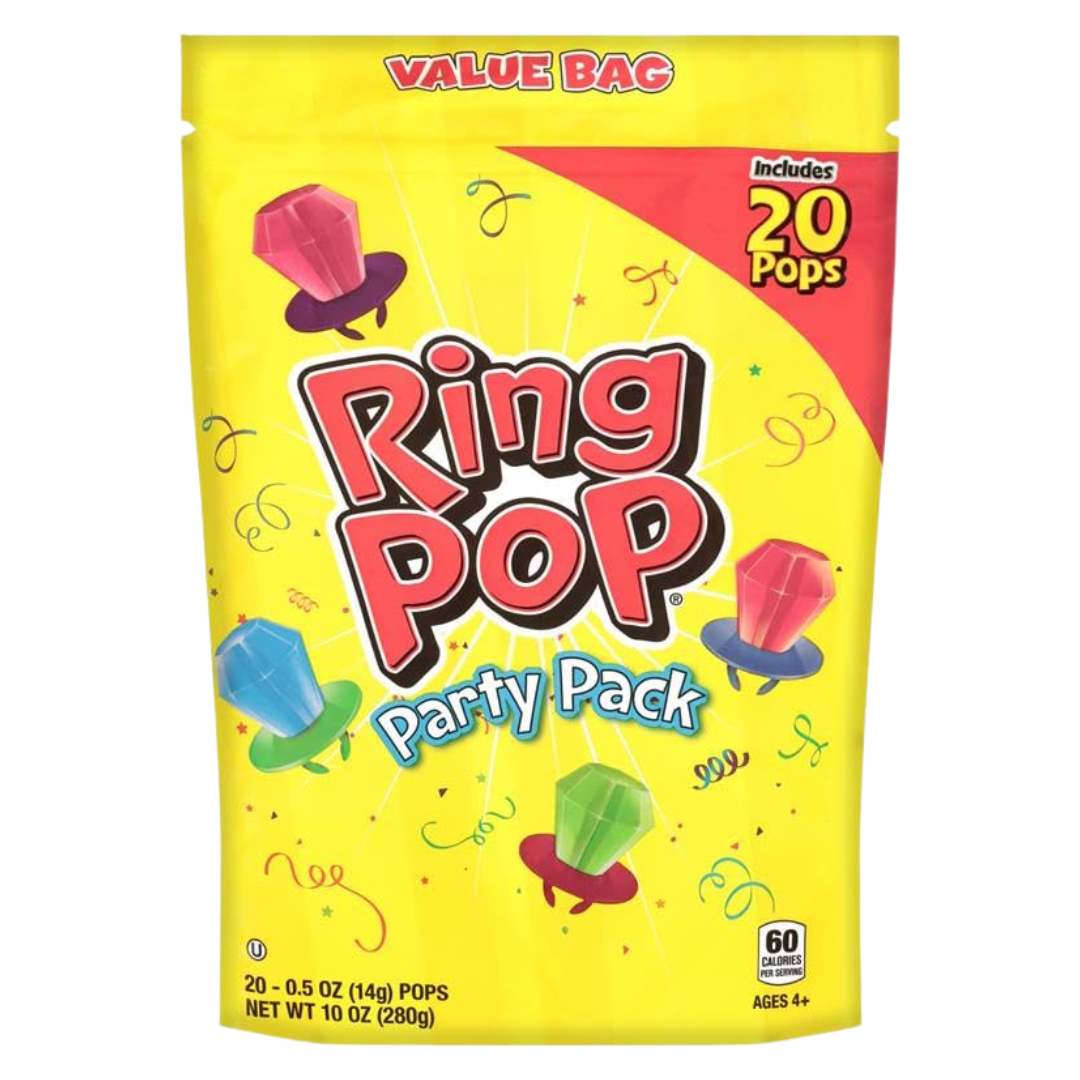 Ring Pop Candy Lollipops, 20 ct