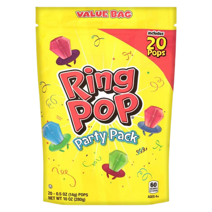 Ring Pop Candy Lollipops, 20 ct