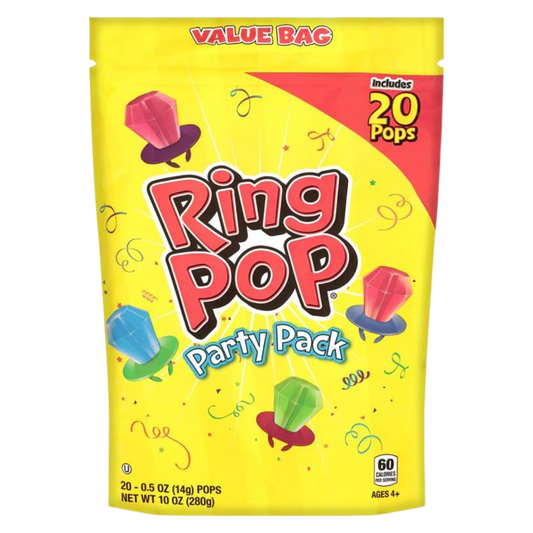 Ring Pop Candy Lollipops, 20 ct