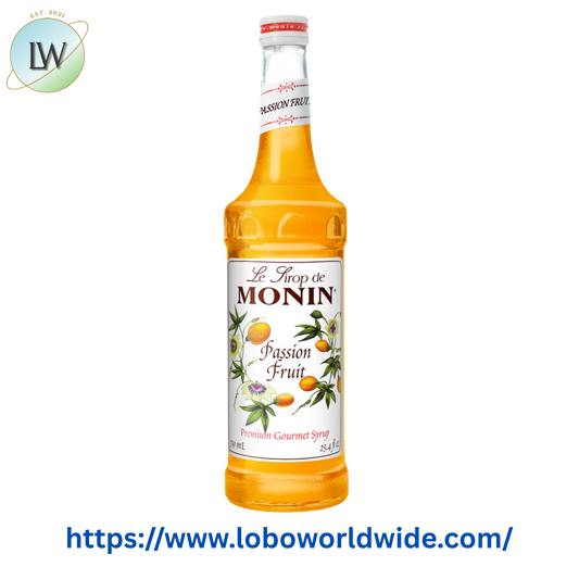 Monin Premium Passion Fruit Flavoring / Fruit Syrup 750 mL