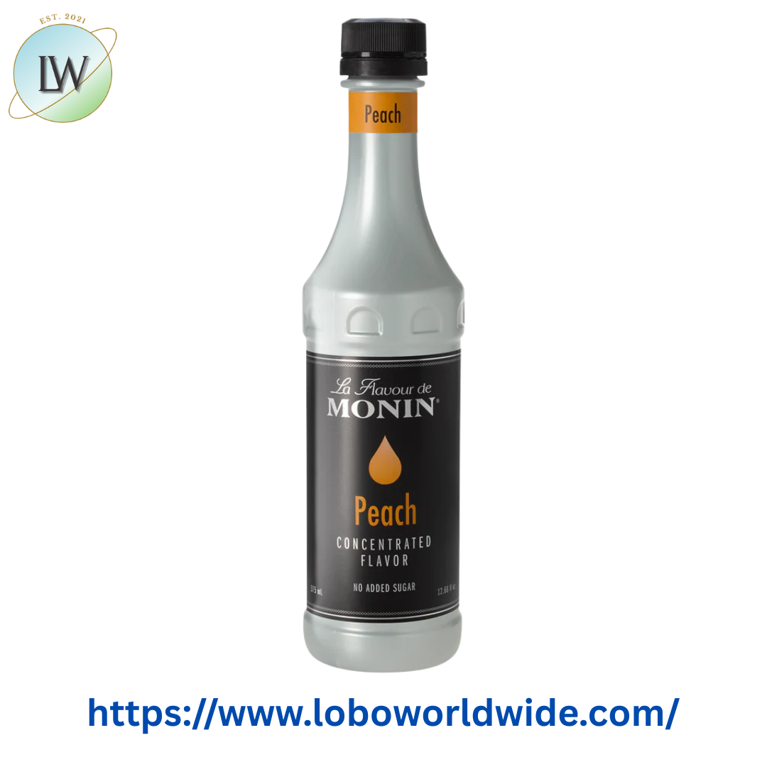 Monin Peach Concentrated Flavor 375 mL