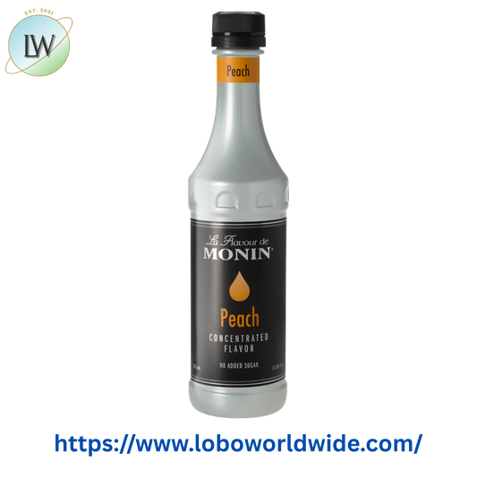 Monin Peach Concentrated Flavor 375 mL